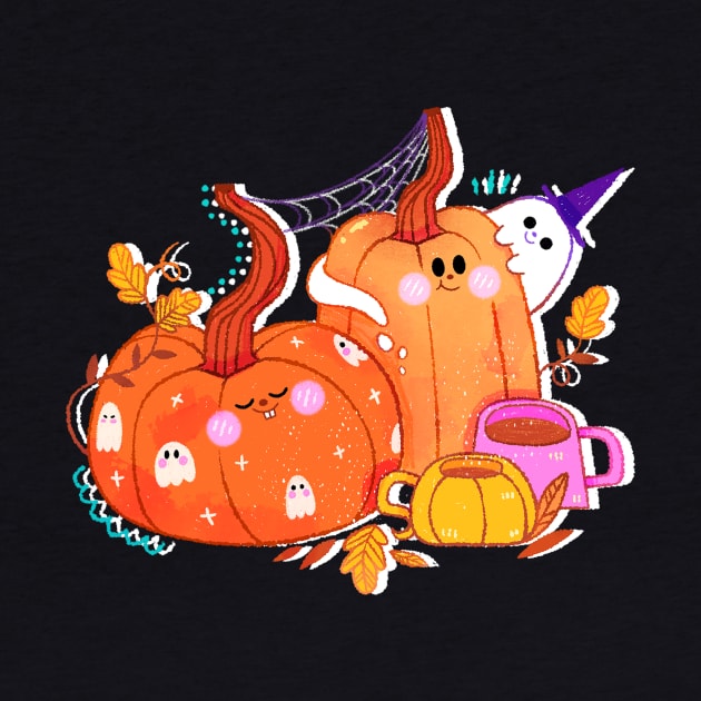 Cozy pumpkins by Laetitia Levilly